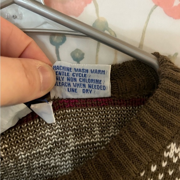 Vintage Men’s Life Trends Reindeer Sweater Size M - Picture 5 of 9